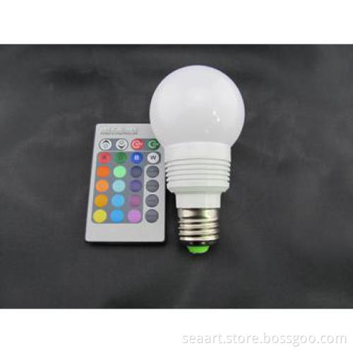 High quality 3W led rgb bulb